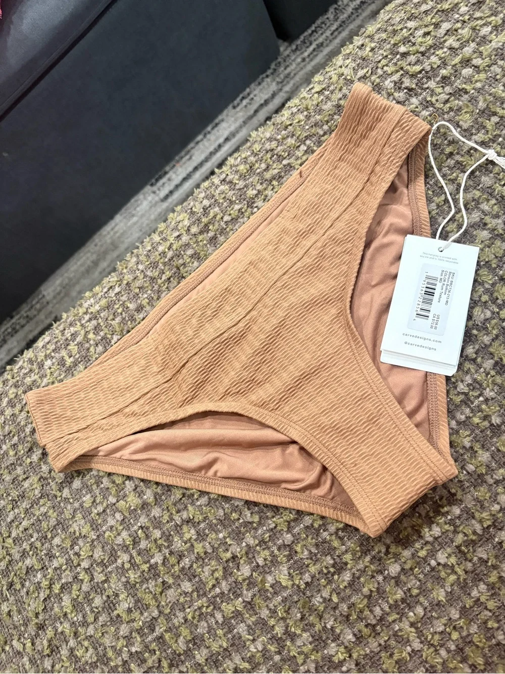 Carve Designs Ribbed Bikini Bottoms
